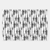 白黒松 ラッピングペーパーシート (正面)