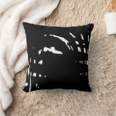白黒枕 クッション (ブランケット)