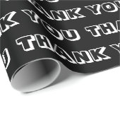 白黒柄ギフトありがとうござモダンう ラッピングペーパー (ロールコーナー)