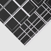 白黒格子縞のティッシュペーパー 薄葉紙 (詳細)