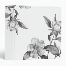 白黒植物の花のつなぎ