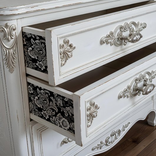 白黒植物用ポスター又はデコページ紙 ポスター