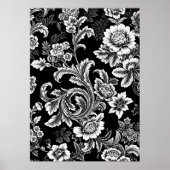 白黒植物用ポスター又はデコページ紙 ポスター (正面)