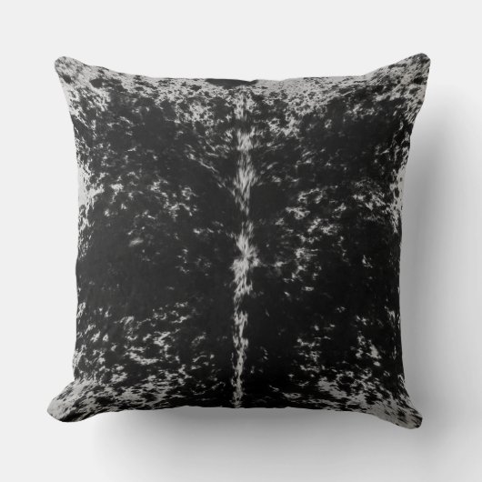 白黒模様プリントクッション クッション (正面)