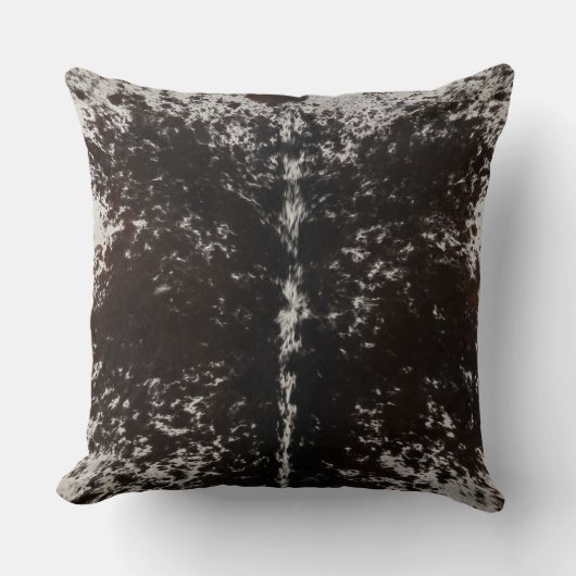 白黒模様プリントクッション クッション (正面)