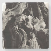 白黒樹皮 ストーンコースター (正面)