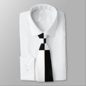 白黒正方形のタイ ネクタイ (タイ)