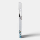 白黒正方形のモノグラム1の写真のコラージュ Case-Mate iPhoneケース (裏面 / 左)