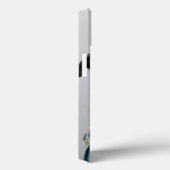 白黒正方形のモノグラム1の写真のコラージュ Case-Mate iPhoneケース (裏面 / 右)