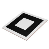 白黒正方形デザイン。 タイル (側面)