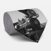 白黒歴史的な列車のタイ ネクタイ (ロール)