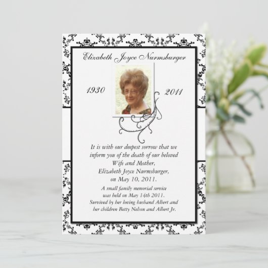 白黒死伝統的の発表 案内状 (スタンド正面)