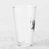 白黒水中競技カメ タンブラーグラス (右)