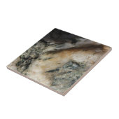 白黒水晶鉱物の質 タイル (側面)