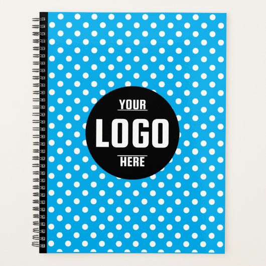 白黒水玉模様カスタム2026ビジネス プランナー手帳 (正面)