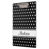 白黒水玉模様ストライプスクリプト名 クリップボード (左)