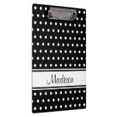 白黒水玉模様ストライプスクリプト名 クリップボード (右)