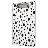 白黒水玉模様パターン クリップボード (左)