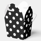 白黒水玉模様パターン フェイバーボックス (オープン)