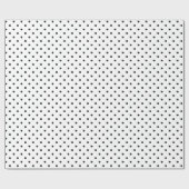 白黒水玉模様パターン ラッピングペーパー (フラット)