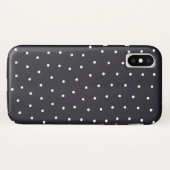 白黒水玉模様パターン Case-Mate iPhoneケース (裏面(横))