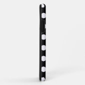 白黒水玉模様パターン Case-Mate iPhoneケース (裏面/右)