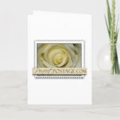 白黒水玉模様ブライダルシャワー 招待状 (裏面)