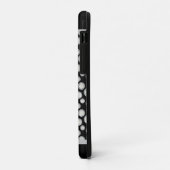 白黒水玉模様モノグラム Case-Mate iPhoneケース (裏面/左)