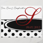 白黒水玉模様式結婚プログラム (裏面)