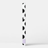 白黒水玉模様点々のある、お名前 Case-Mate iPhoneケース (裏面 / 右)