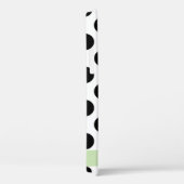 白黒水玉模様点々のある、お名前 Case-Mate iPhoneケース (裏面 / 右)