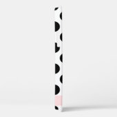白黒水玉模様点々のある、お名前 Case-Mate iPhoneケース (裏面 / 右)
