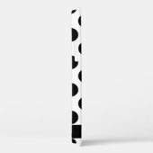 白黒水玉模様点々のある、お名前 Case-Mate iPhoneケース (裏面 / 右)