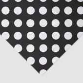 白黒水玉模様誕生会 薄葉紙 (詳細)