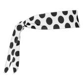 白黒水玉模様 タイヘッドバンド (回転270)