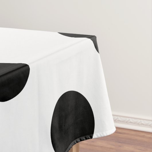 白黒水玉模様 テーブルクロス (インサイチュ)