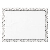 白黒水玉模様 テーブルクロス (正面(横))