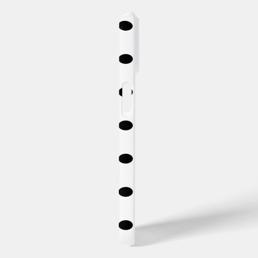 白黒水玉模様,デイジー Case-Mate iPhoneケース (裏面 / 右)