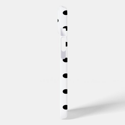 白黒水玉模様,デイジー Case-Mate iPhoneケース (裏面 / 左)