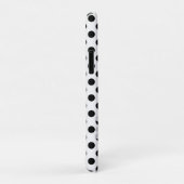 白黒水玉模様、デイジーiPhone 11ケース Case-Mate iPhoneケース (裏面/右)