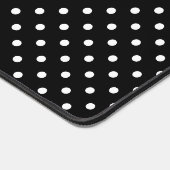 白黒水玉模様 デスクマット (コーナー)