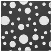 白黒水玉模様 ファブリック (見本)