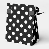 白黒水玉模様 フェイバーボックス (裏面サイド)