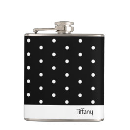 白黒水玉模様 フラスク