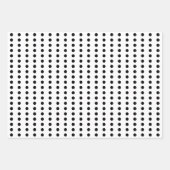 白黒水玉模様 ラッピングペーパーシート (正面3)