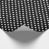 白黒水玉模様 ラッピングペーパー (角)