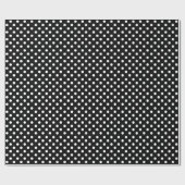 白黒水玉模様 ラッピングペーパー (フラット)