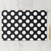 白黒水玉模様、水玉模様パターン ペーパーパッド (インサイチュ)