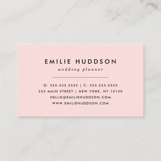 白黒水玉模様、水玉模様パターン 名刺 (裏面)