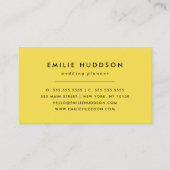 白黒水玉模様、水玉模様パターン 名刺 (裏面)